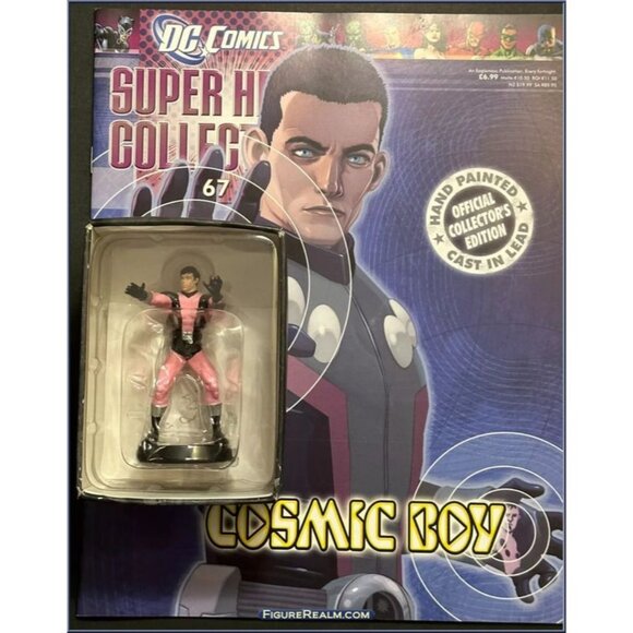 Eaglemoss 1:16 DC Comics Super Hero Fig w/Book: Cosmic Boy #67 - Picture 1 of 1